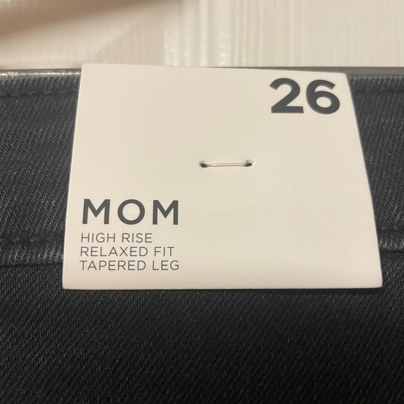 NWT Forever 21 Mom Jeans Black Skinny Jeans High Rise size 26 - Picture 8 of 11